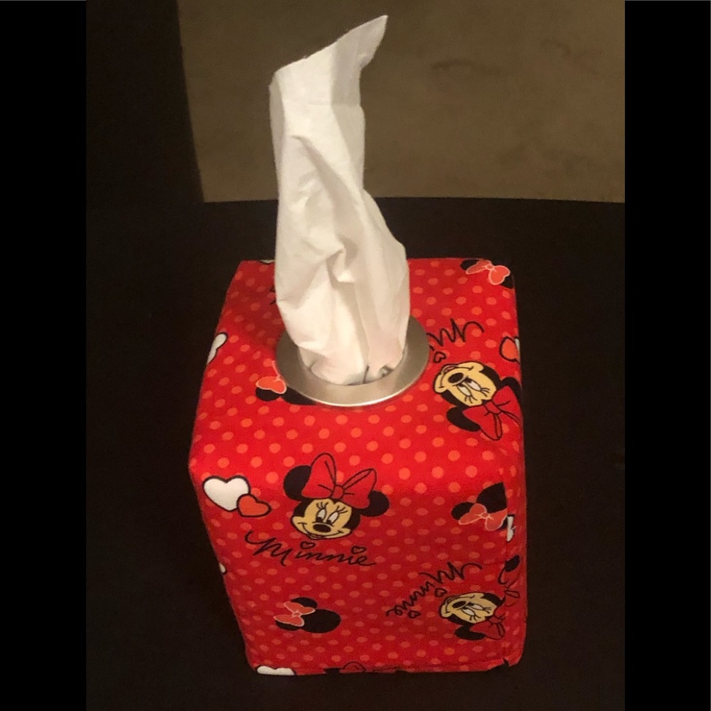 Handmade Reversible Tissue Box Cover (cube style)
